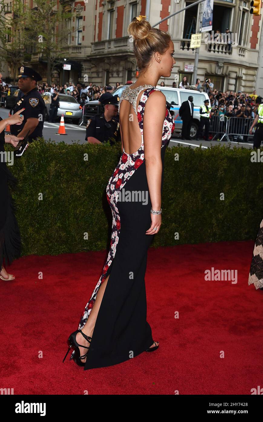 Jennifer Lawrence beim Metropolitan Museum of Art Met Gala in New York City, USA. Stockfoto