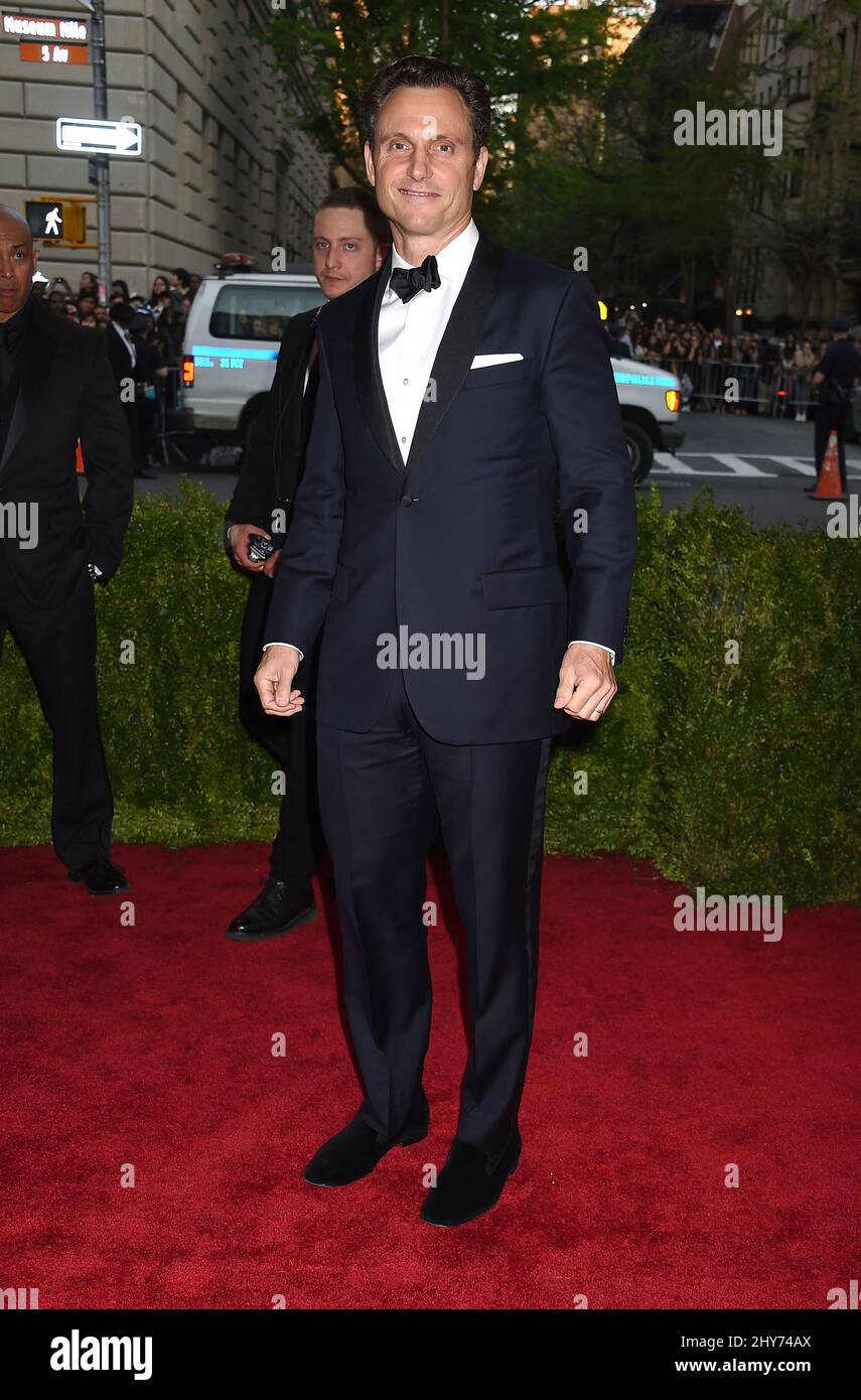 Tony Goldwyn besuchte die Metropolitan Museum of Art Met Gala in New York City, USA. Stockfoto