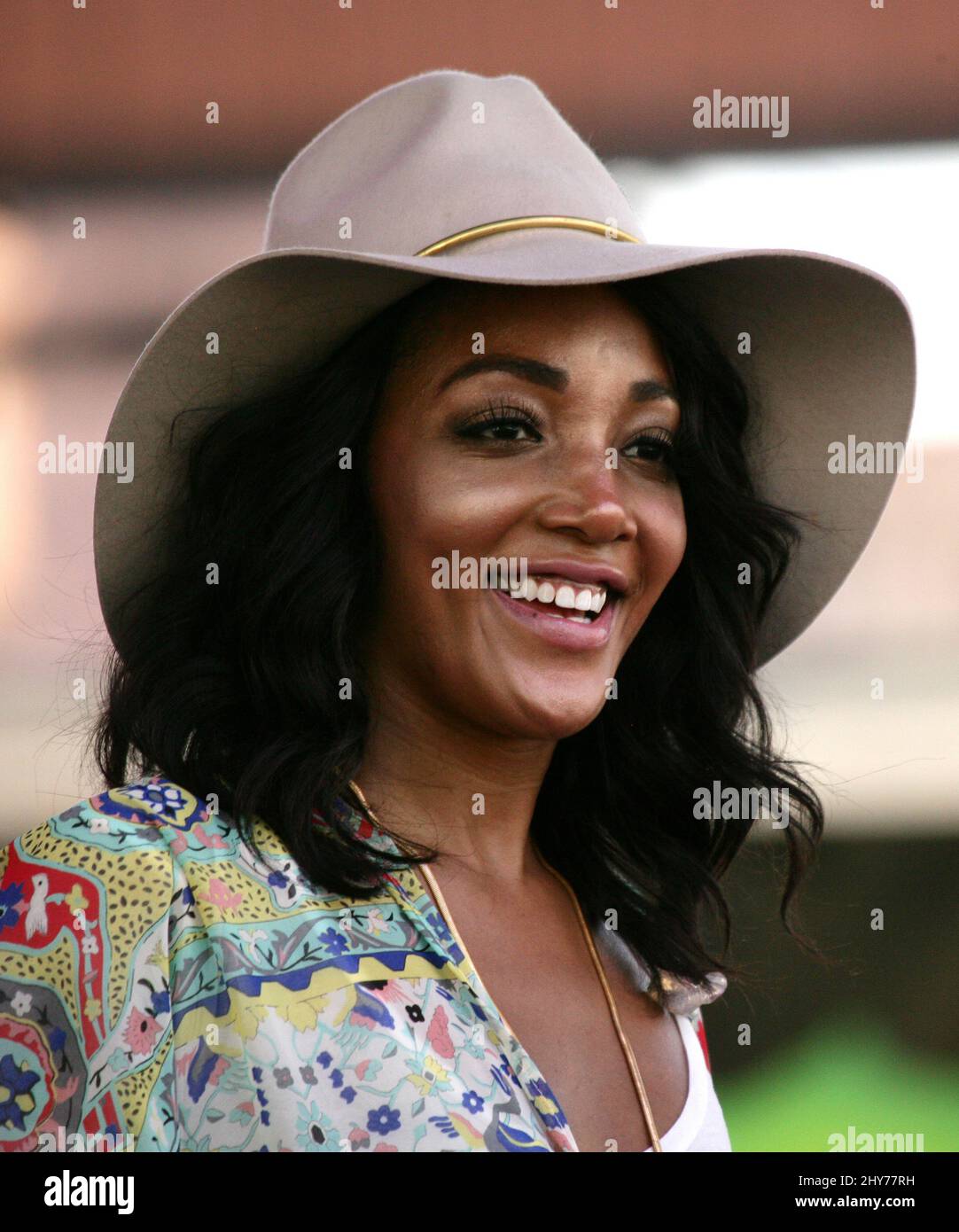 Mickey Guyton nimmt an der PBR Cowboy Spring Break, MGM Resorts Village in Las Vegas, USA, Teil. Stockfoto