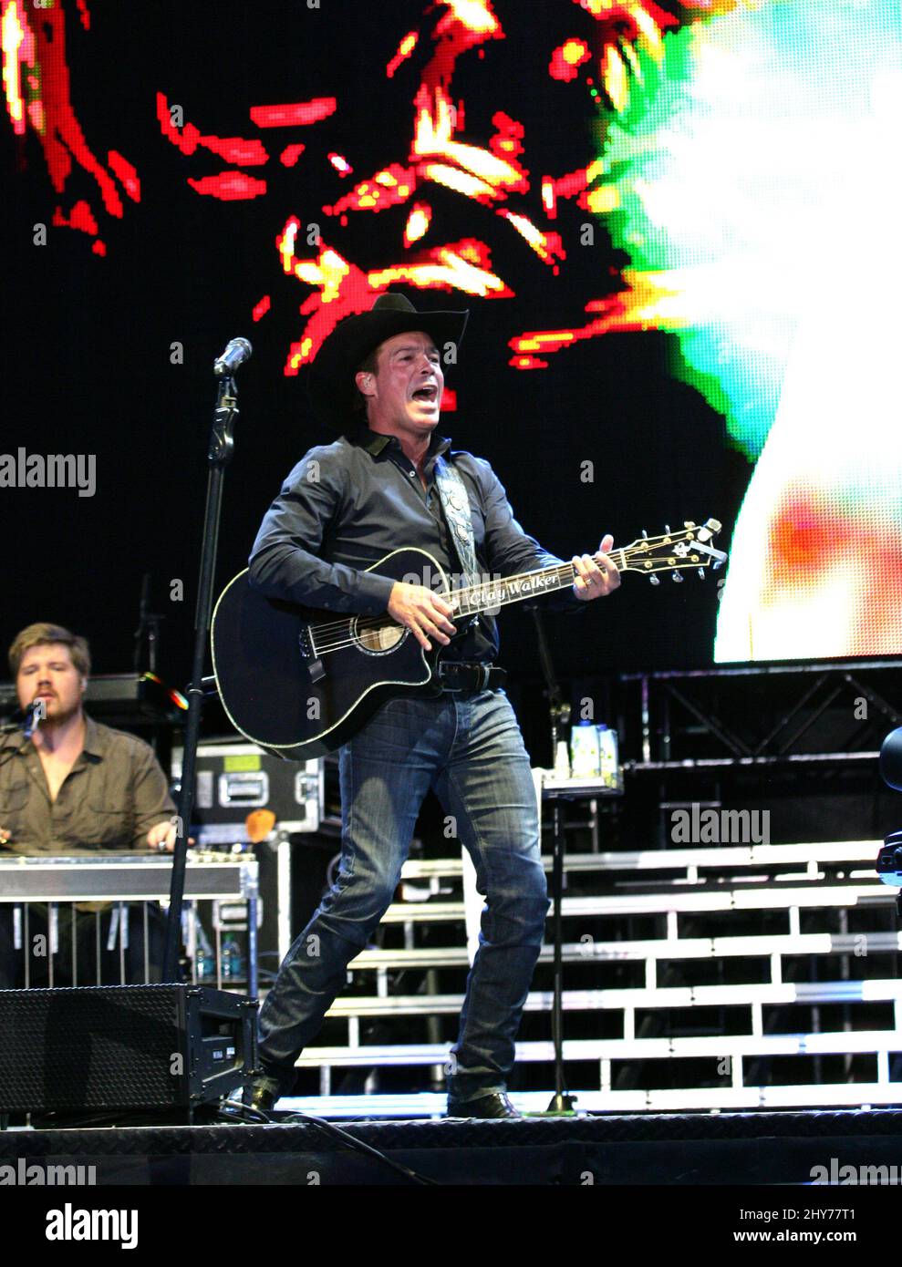Clay Walker nimmt an der PBR Cowboy Spring Break, MGM Resorts Village in Las Vegas, USA, Teil. Stockfoto