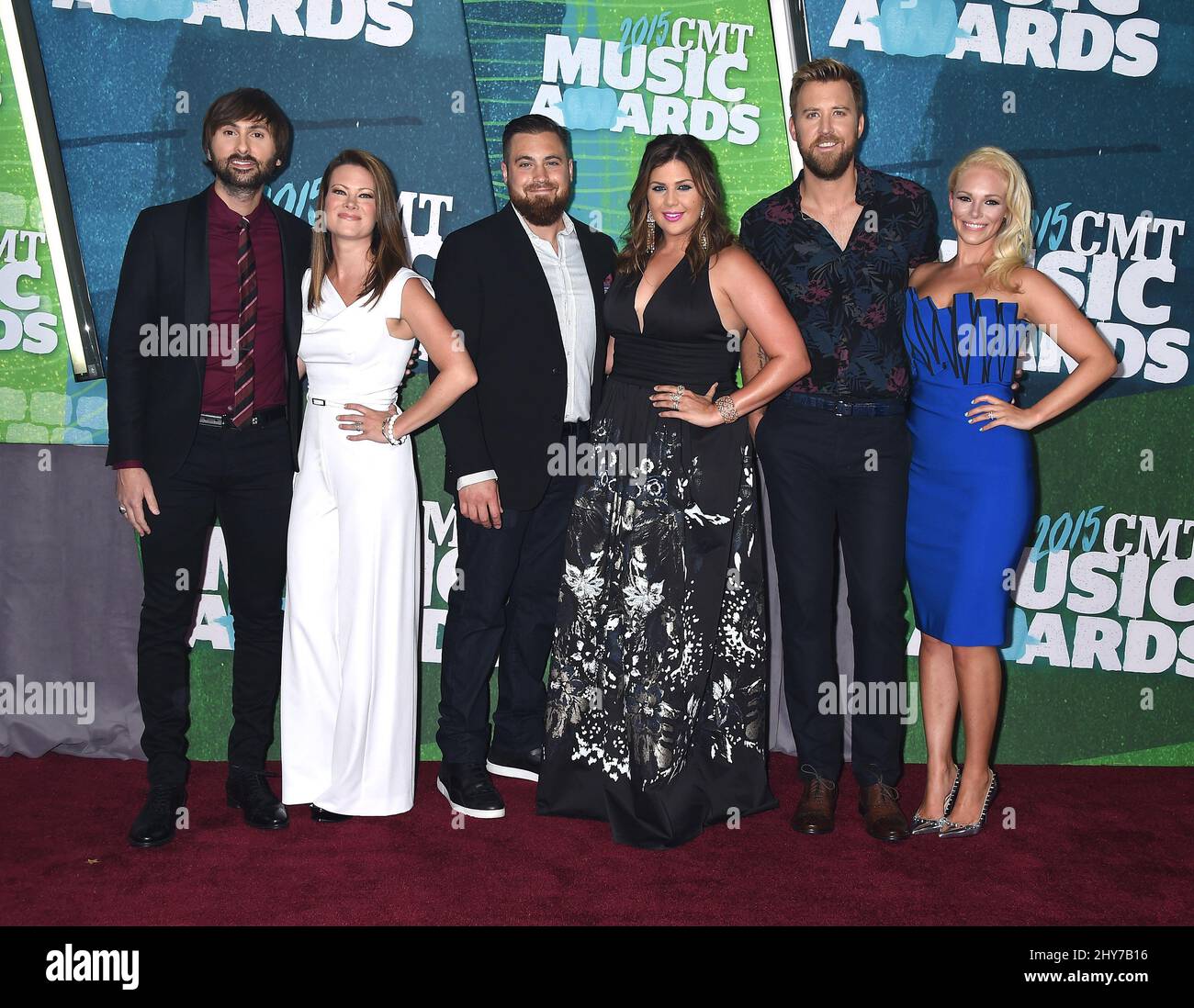 Lady Antebellum bei den CMT Music Awards 2015 Stockfoto