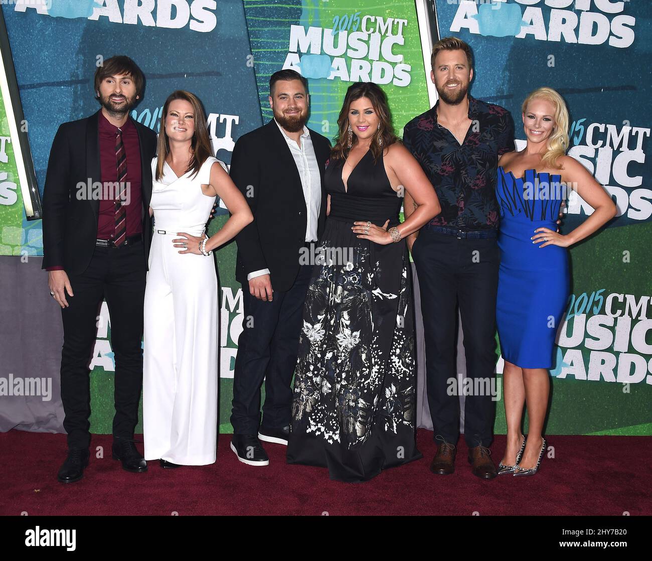 Lady Antebellum bei den CMT Music Awards 2015 Stockfoto