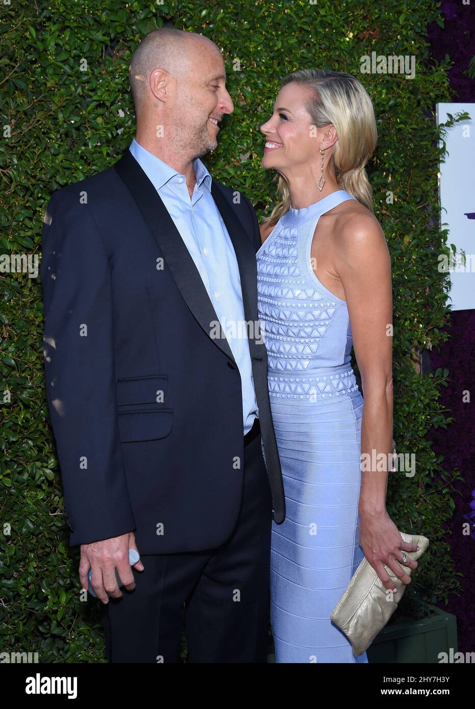 Brooke Burns & Gavin O'Connor nimmt an der Hallmark Channel und Hallmark Movies and Mysteries von Crown Media Family Networks Teil - 2015 Summer TCA Tour Party in einem privaten Haus. Stockfoto