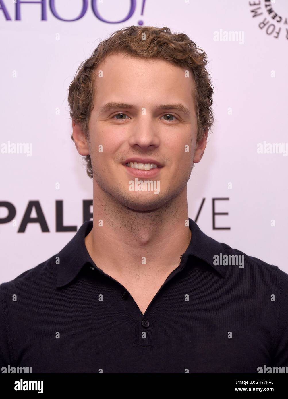 Freddie Stroma nimmt an PaleyLive Teil: Ein Abend mit 'Unreal', der im Paley Center for Media abgehalten wird. Stockfoto