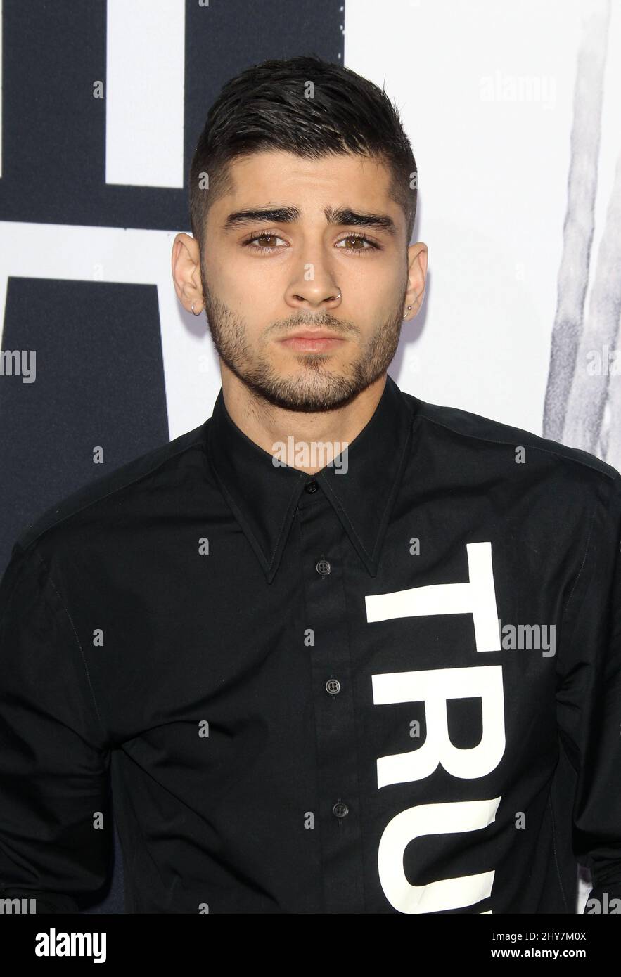 Zayn Malik bei der Premiere von „Straight Outta Compton“ in Los Angeles Stockfoto