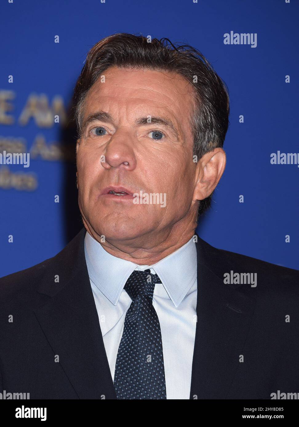 Dennis Quaid die jährlichen Golden Globe Awards Nominierungen 73. im Beverly Hilton Hotel Stockfoto
