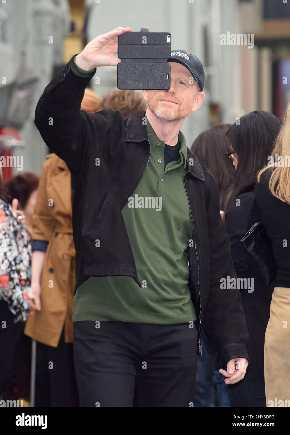 Ron Howard nimmt an der Zeremonie zu Ehren von Ron Howard mit seinem 2.-Sterne-Stern auf dem Hollywood Walk of Fame Teil Stockfoto