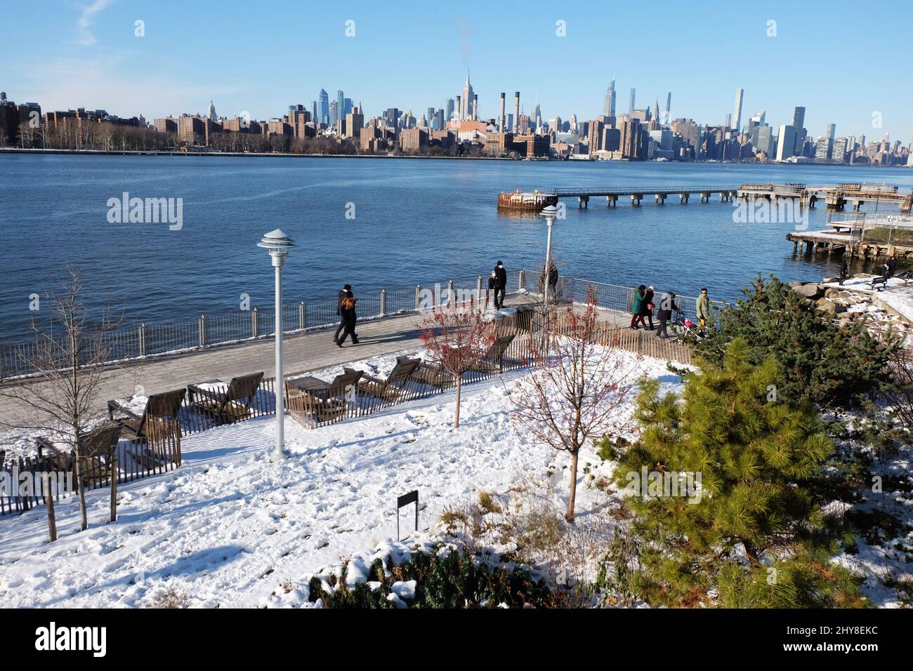 Winter in Brooklyn, New York 2022 Stockfoto