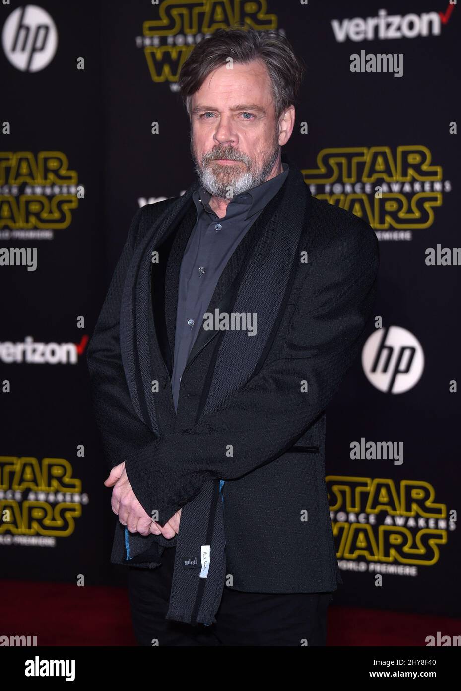 Mark Hamill nimmt an der Premiere von Star Wars: The Force Awakens Teil Stockfoto