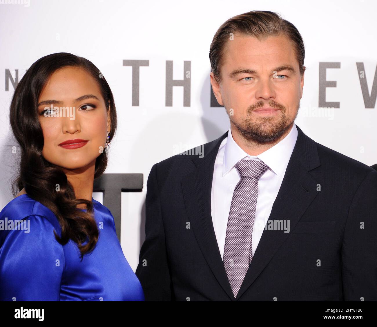 Grace Dove, Leonardo DiCaprio nimmt an der Premiere von „The Revenant“ in Los Angeles im TCL Chinese Theatre Teil Stockfoto