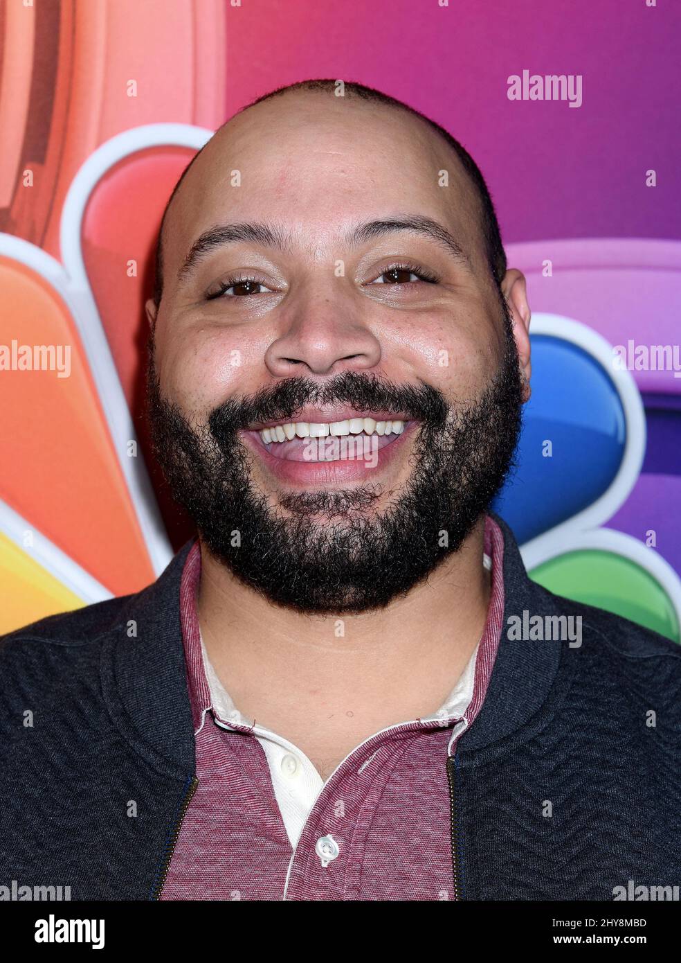 Colton Dunn nimmt an der NBCUniversal Press Tour auf der Winter TCA Tour 2016 im Langham Huntington Hotel Teil Stockfoto