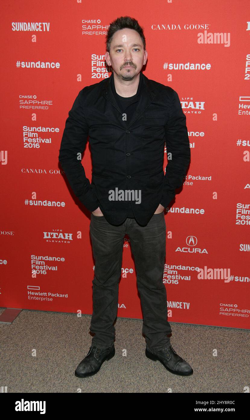 James Jordan bei der Premiere von „Certain Woman“ beim Sundance Film Festival 2016 im Eccles Theatre Stockfoto