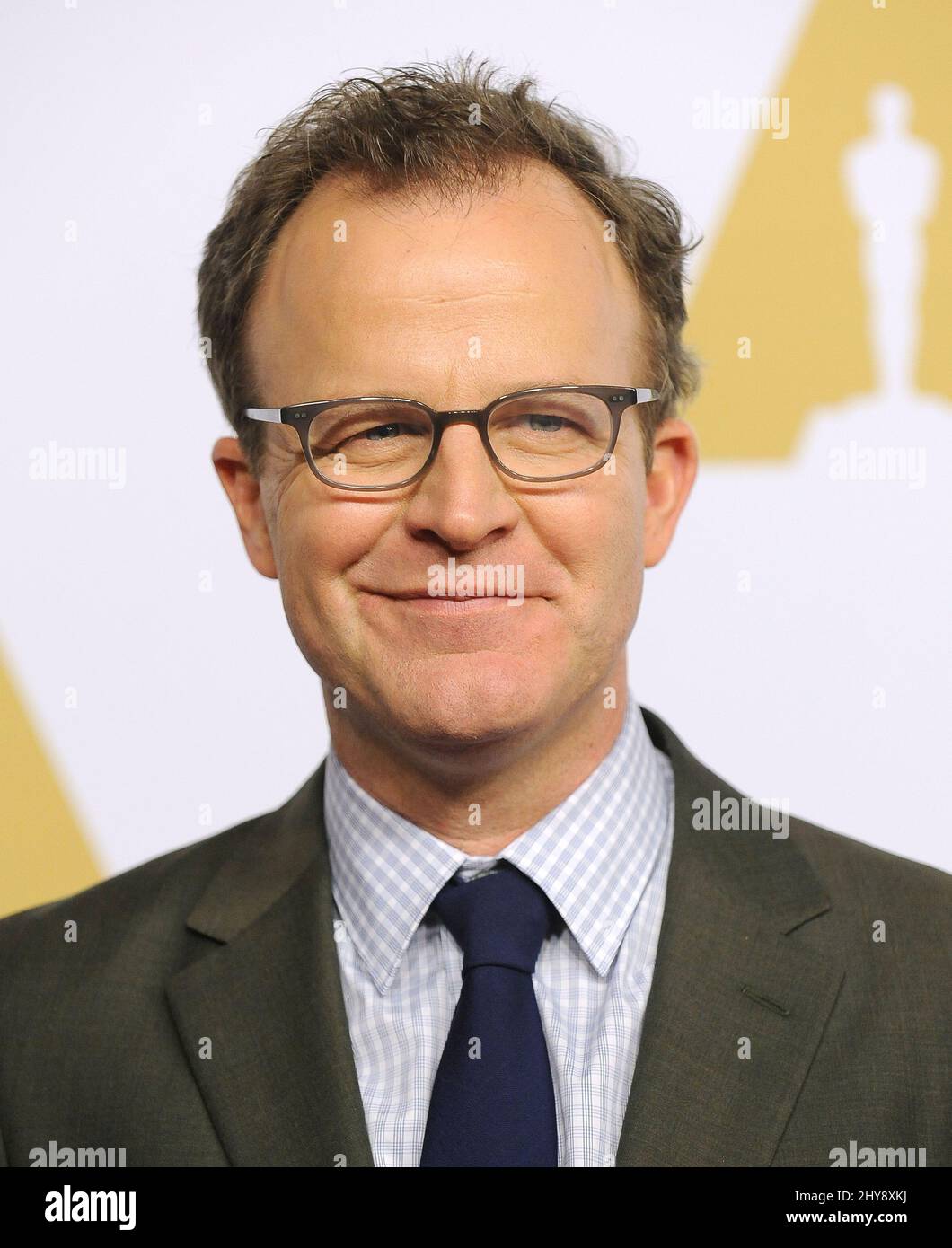 Tom McCarthy beim Mittagessen mit den Oscar-Nominierten im Beverly Hilton Hotel, Beverly Hills, Los Angeles. Stockfoto