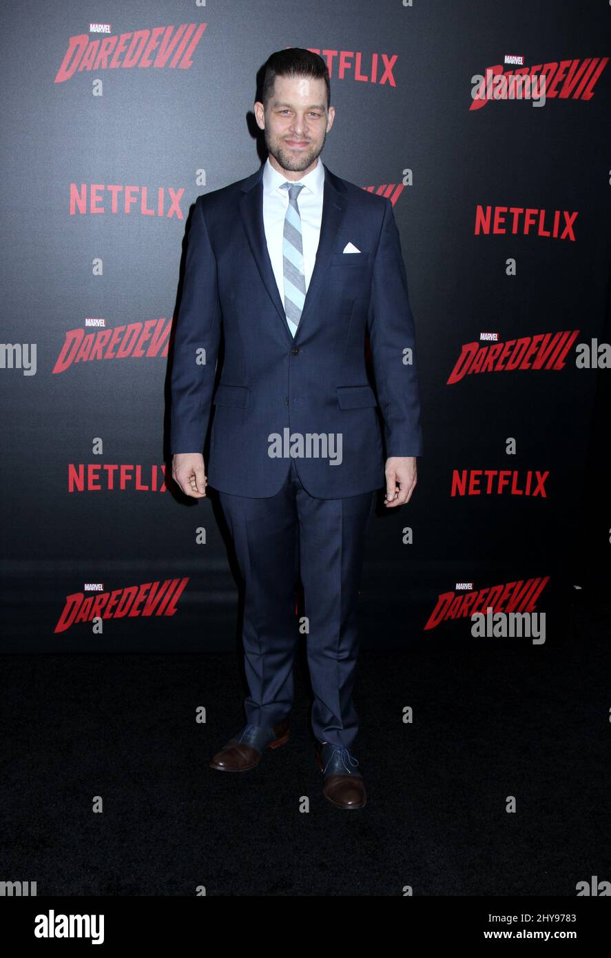 Ben Thompson 'Daredevil' Saison 2 Premiere auf dem AMC Loews Lincoln Square 13 am 25. Februar 2016. Stockfoto