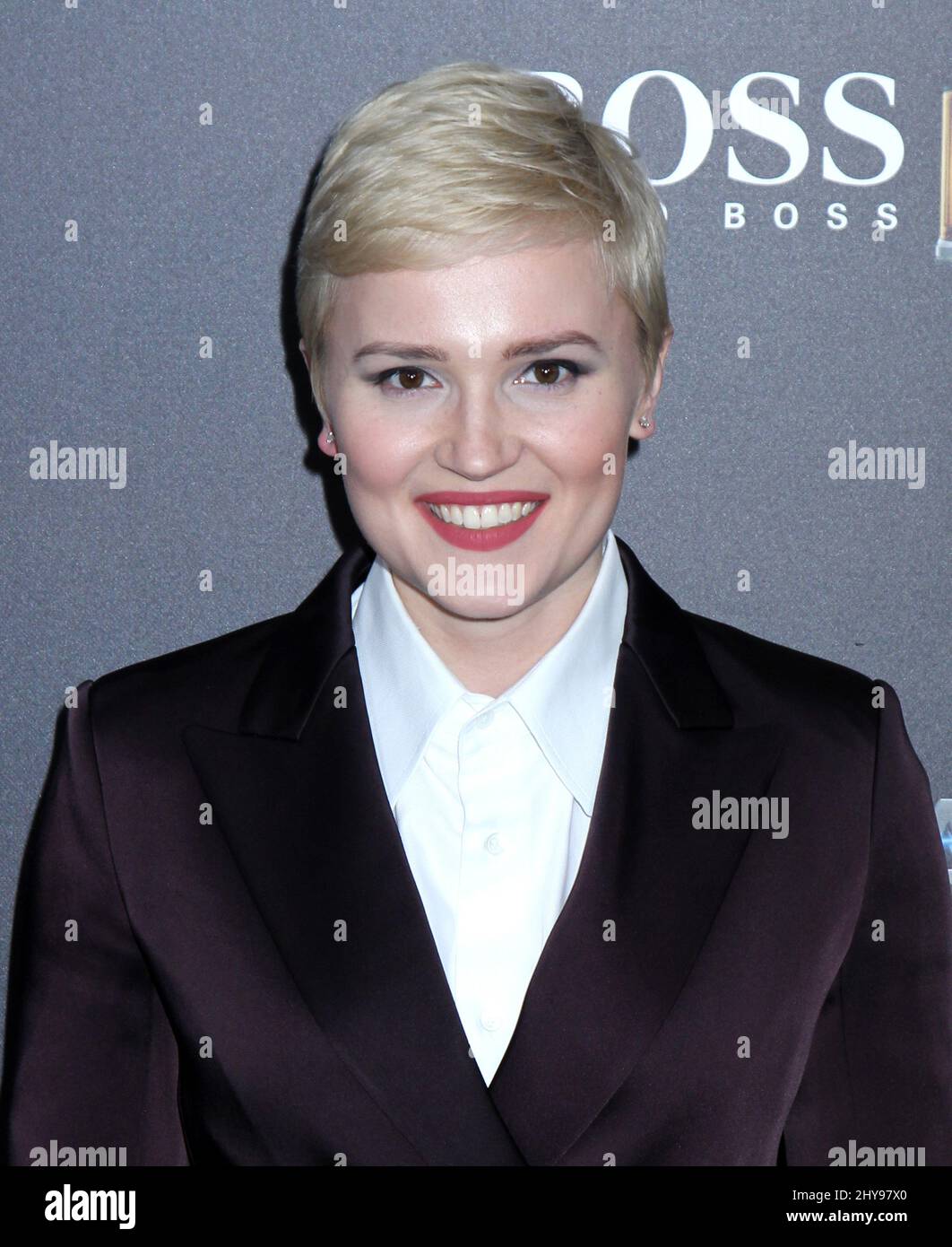 Veronica Roth bei der „Allegiant“-Premiere in New York am 14. März 2016 auf dem AMC Loews Lincoln Square 13. Stockfoto