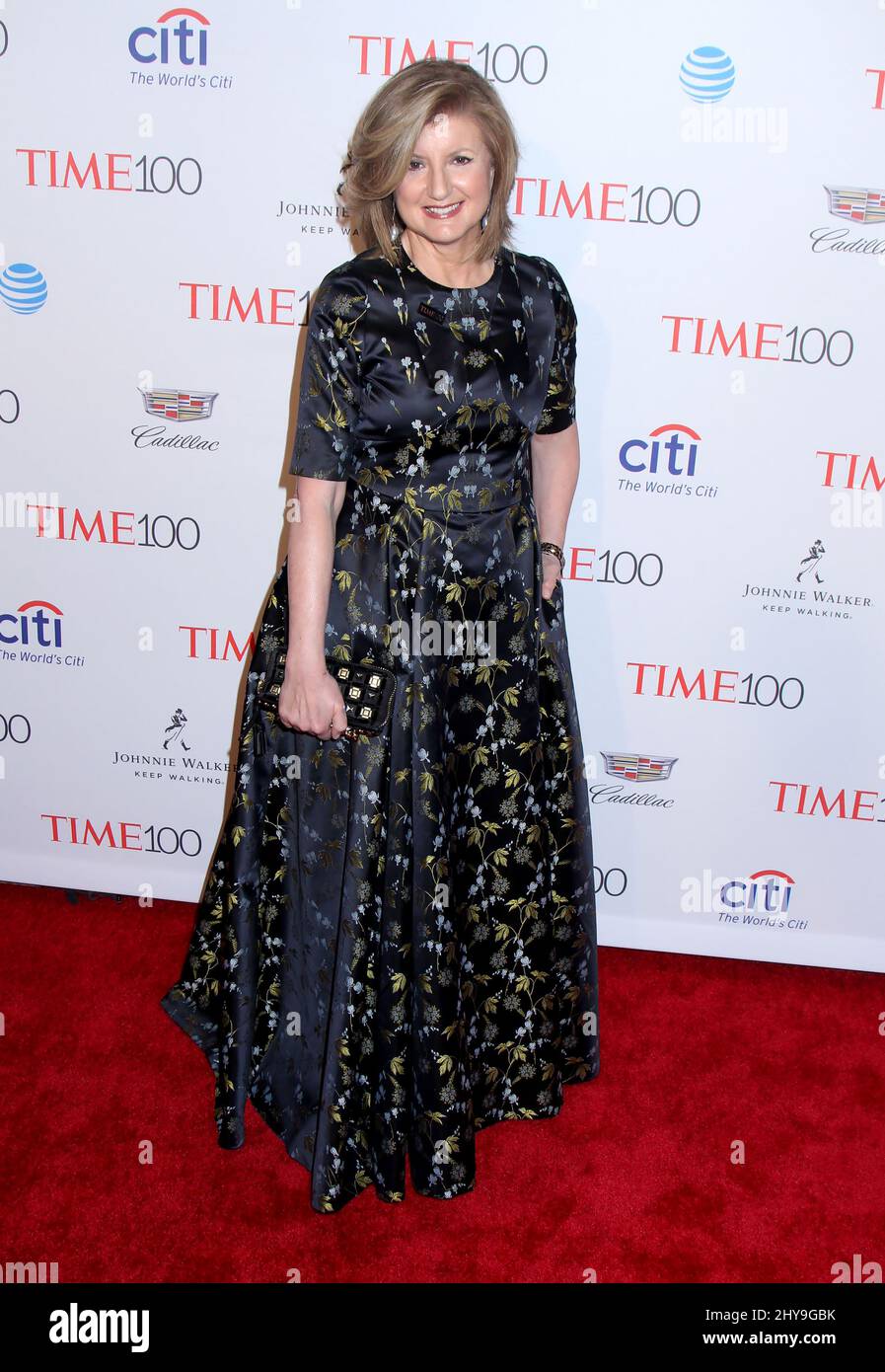 Arianna Huffington nimmt an der Time 100 Gala in New York Teil. Stockfoto