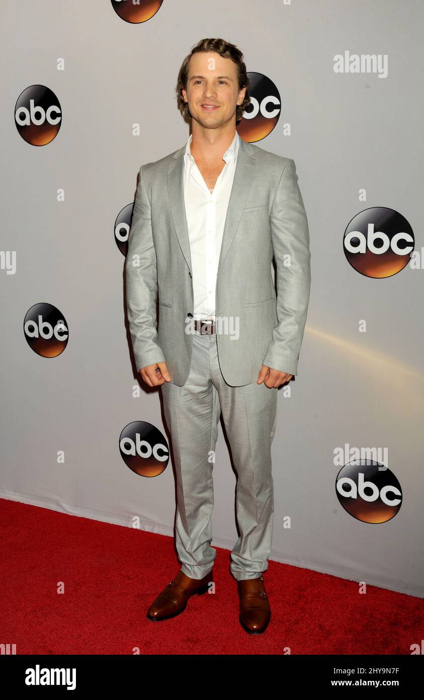 Freddie Stroma nimmt an der ABC Network 2016 Upfronts Teil, die in der David Geffen Hall im Lincoln Center in New York, USA, stattfand. Stockfoto