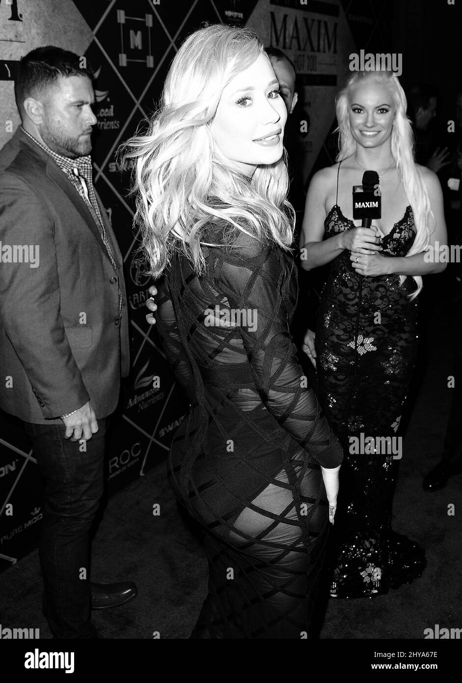 Iggy Azalea nimmt an der Maxim Hot 100 Party im Hollywood Palladium in Los Angeles, USA, Teil. Stockfoto