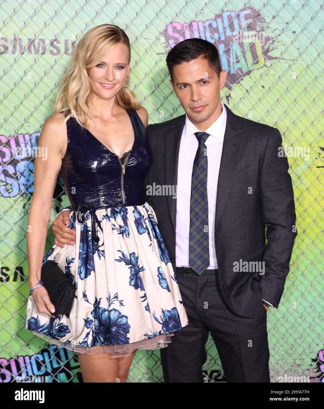 Daniella Deutscher und Jay Hernandez bei der Weltpremiere „Suicide Squad“ im Beacon Theatre