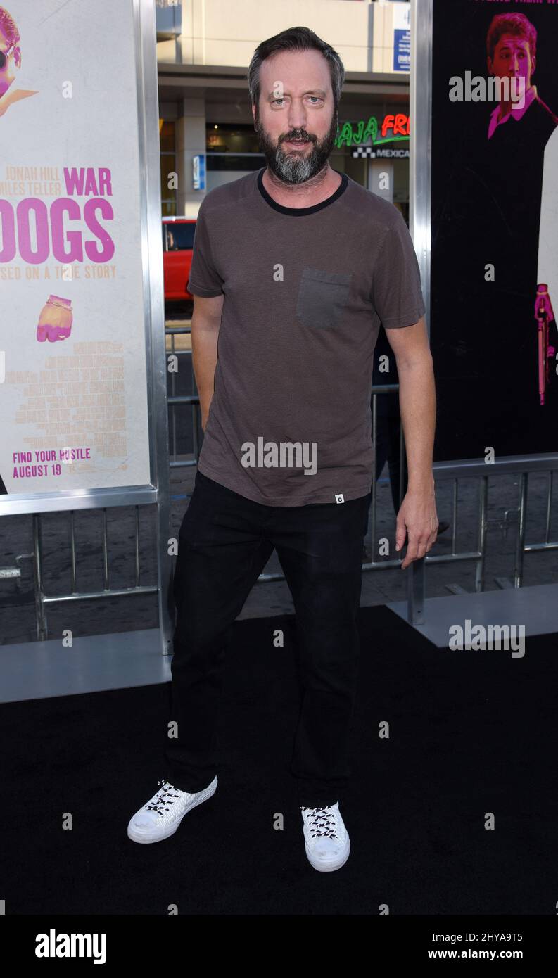 Tom Green bei der Premiere von „war Dogs“ in Los Angeles im TCL Chinese Theatre, Hollywood, ca., 15. August 2016. Stockfoto