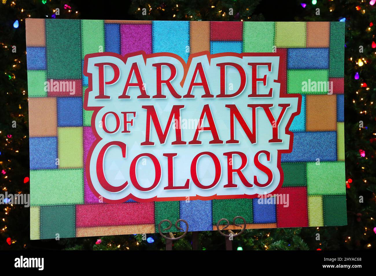 Pressekonferenz Ankündigung der „Parade vieler Farben“ in Dollywood Stockfoto
