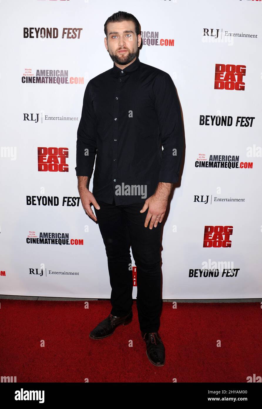 Weston Cage kommt zur Premiere von Dog Eat Dog im Rahmen des Beyond Fest 2016, das im September 30. 2016 im Egyptian Theatre, Hollywood, Los Angeles, stattfand. Stockfoto