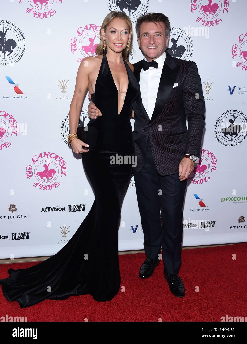 Robert Herjavec und Kym Johnson nehmen am Carousel of Hope 2016 im Beverly Hilton Hotel in Los Angeles, Kalifornien, Teil. Stockfoto