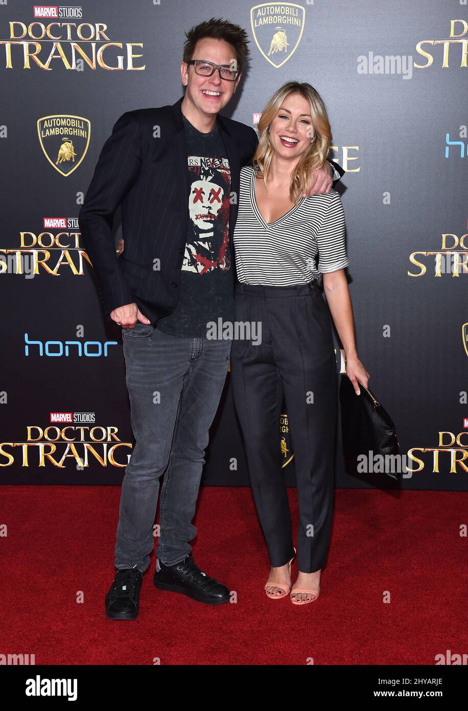 James Gunn nimmt an der Premiere von „Doctor Strange“ von Disney und Marvel Studios im El Capitan Theatre am 20. Oktober 2016 in Los Angeles, CA, USA, Teil. Stockfoto