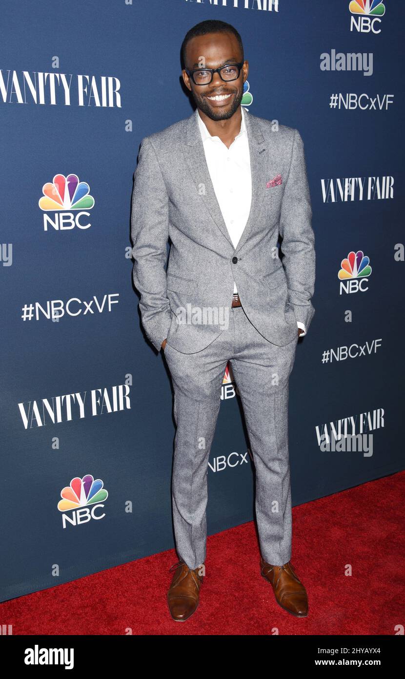 William Jackson Harper kommt bei der NBC an und Vanity Fair stoßen auf die TV-Saison 2016-2017 in Neuehouse Hollywood an Stockfoto