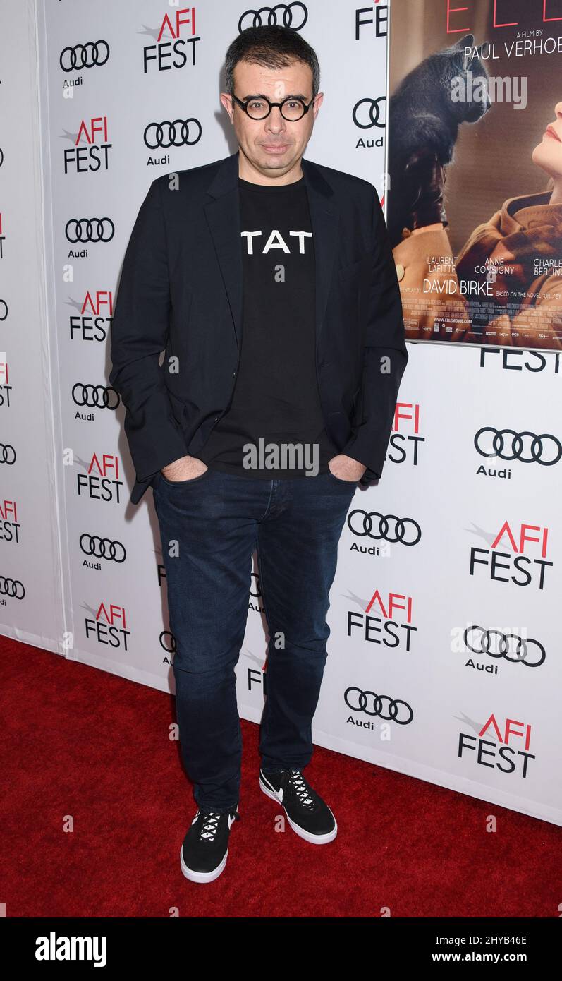 Sagte Ben Said, der an der Vorführung von „Elle“ auf dem AFI Fest 2016 in Los Angeles teilnahm Stockfoto