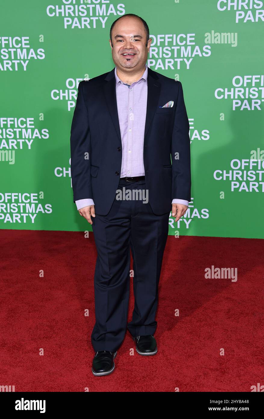 Erick Chavarria nimmt an der Los Angeles Premiere von „Office Christmas Party“ Teil Stockfoto