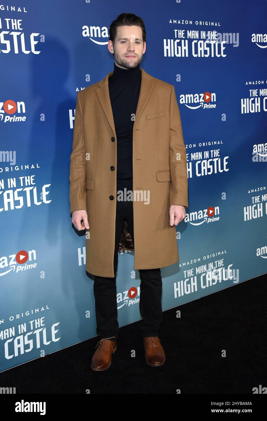 Luke Kleintank bei der Premiere von „The man in the High Castle“ in Staffel 2 im Pacific Design Center von Amazon Stockfoto