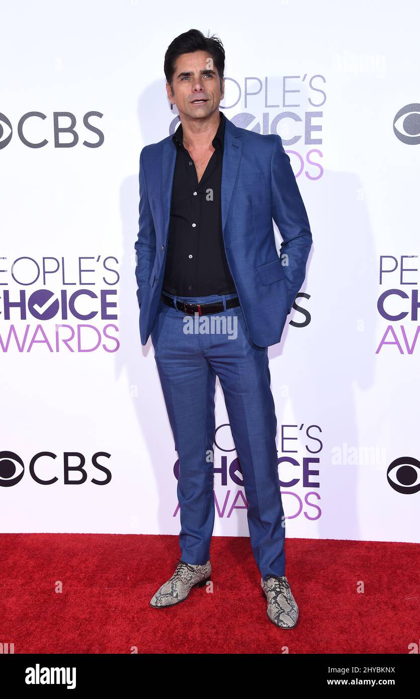 John Stamos nimmt an den People's Choice Awards 2017 im Microsoft Theater L.A. Teil Live in LSO Angeles, USA Stockfoto