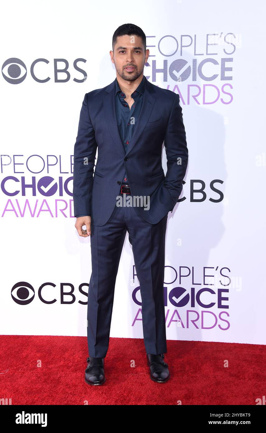 Wilmer Valderrama nimmt an den People's Choice Awards 2017 im Microsoft Theater L.A. Teil Live in LSO Angeles, USA Stockfoto