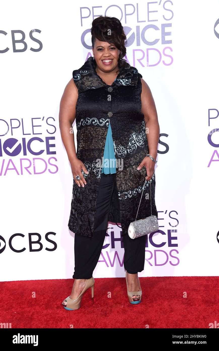 Chandra Wilson nimmt an den People's Choice Awards 2017 im Microsoft Theater L.A. Teil Live in LSO Angeles, USA Stockfoto