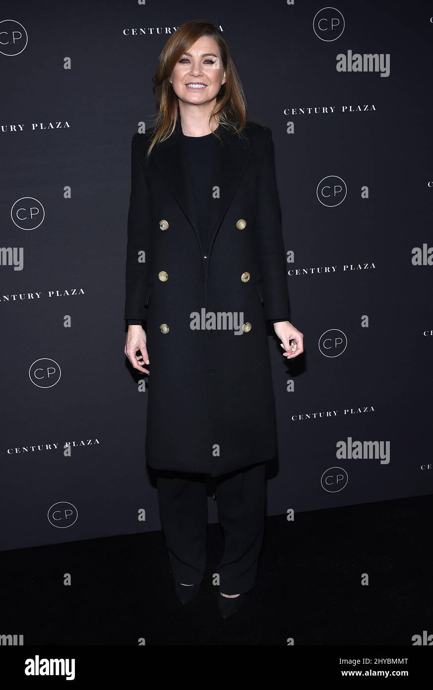 Ellen Pompeo bei der Ankunft zur Century Plaza Enthüllung im Century Plaza Hotel, 19.. Januar 2017 Stockfoto