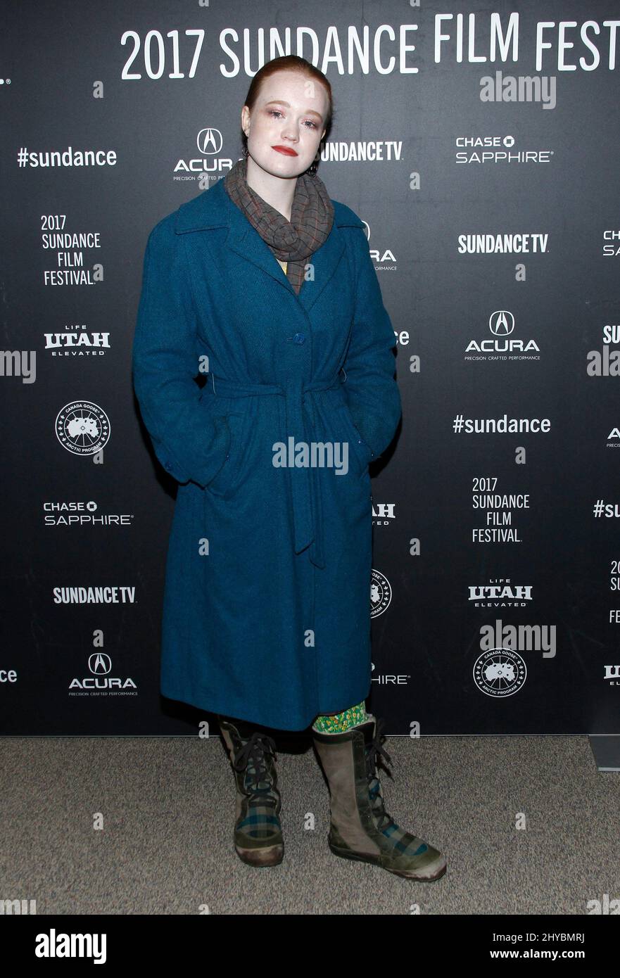 Liv Hewson nimmt an der Premiere „Before I Fall“ beim Sundance Film Festival 2017 im Eccles Theatre Teil Stockfoto