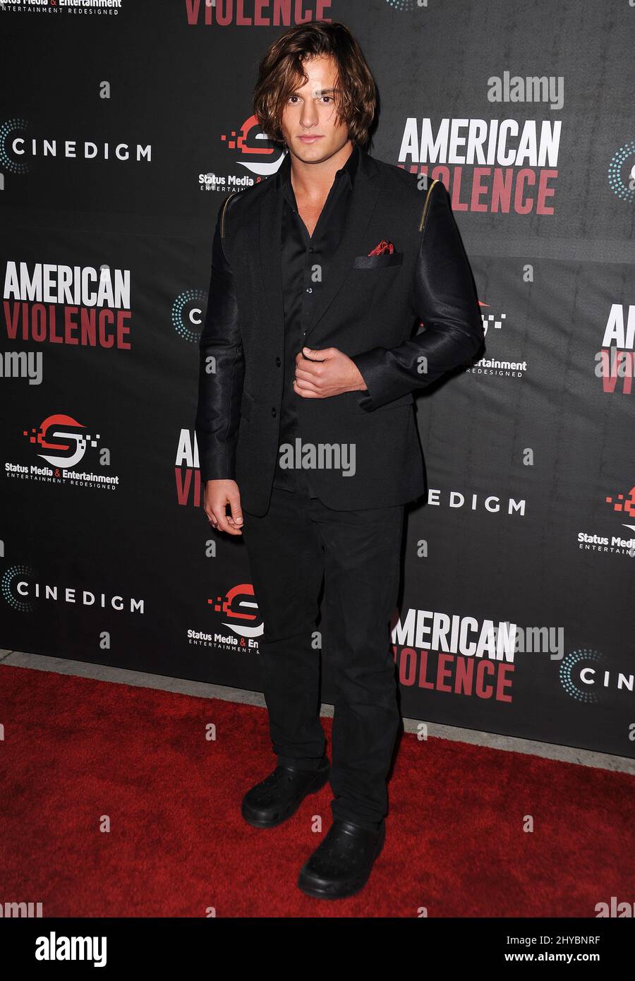 Bryant Wood 'American Violence' - Weltpremiere im Ägyptischen Theater Stockfoto