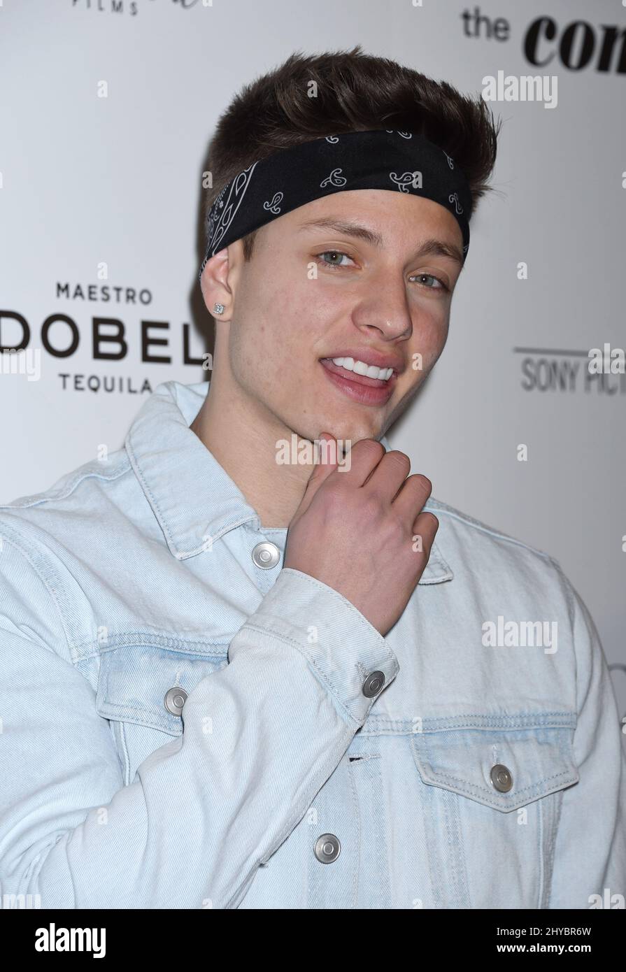 Matt Rife nimmt an der Premiere von „The Comedian“ in Los Angeles im Pacific Design Center Teil Stockfoto