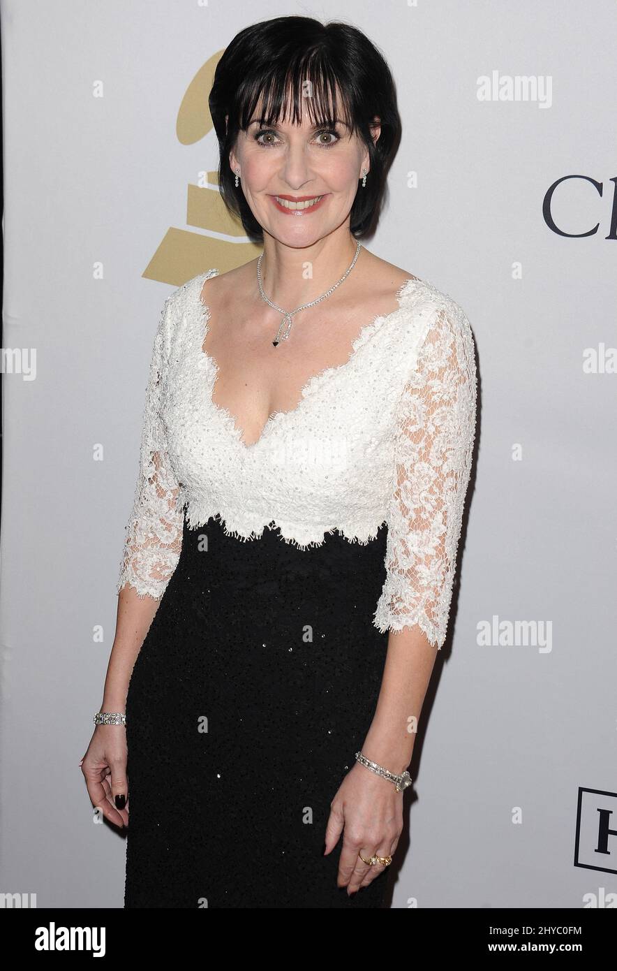 Enya nimmt an der Pre-GRAMMY Gala 2017 Teil und begrüßt Branchenikonen, die von Clive Davis im Beverly Hilton Hotel präsentiert werden Stockfoto