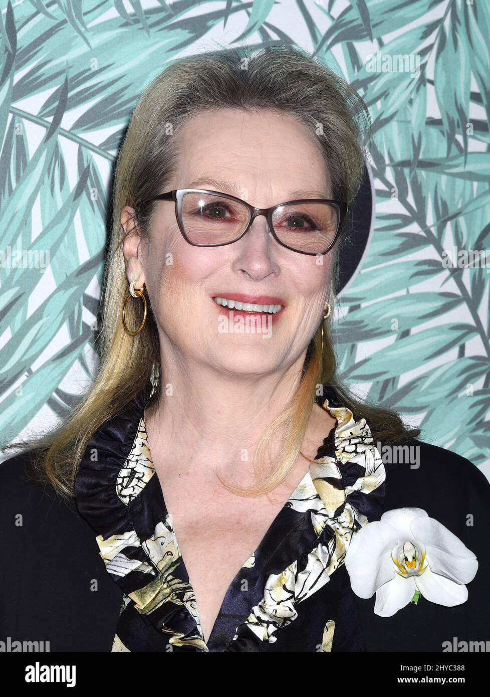 Meryl Streep nimmt an der zehnten jährlichen Women in Film Pre-Oscar Cocktail Party von Max Mara und BMW auf der Nightingale Plaza in Los Angeles, USA, Teil Stockfoto