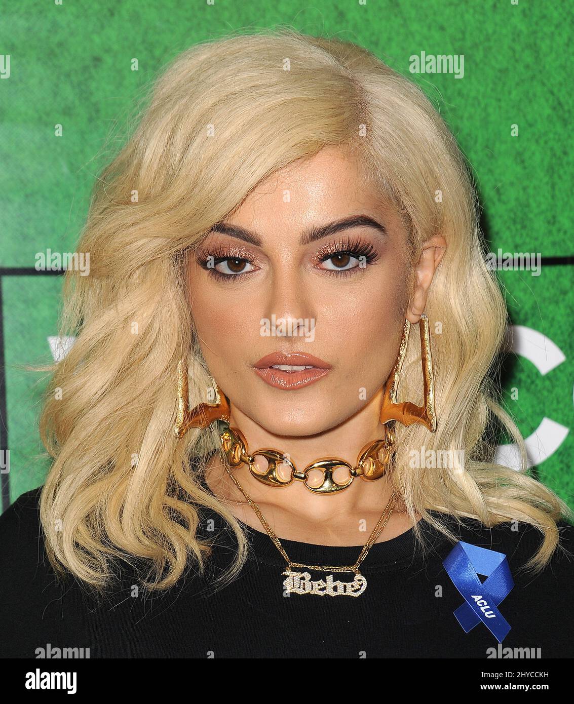 Bebe Rexha bei der Ankunft im Zedd präsentiert ACLU Benefizkonzert im Stapler Center Stockfoto