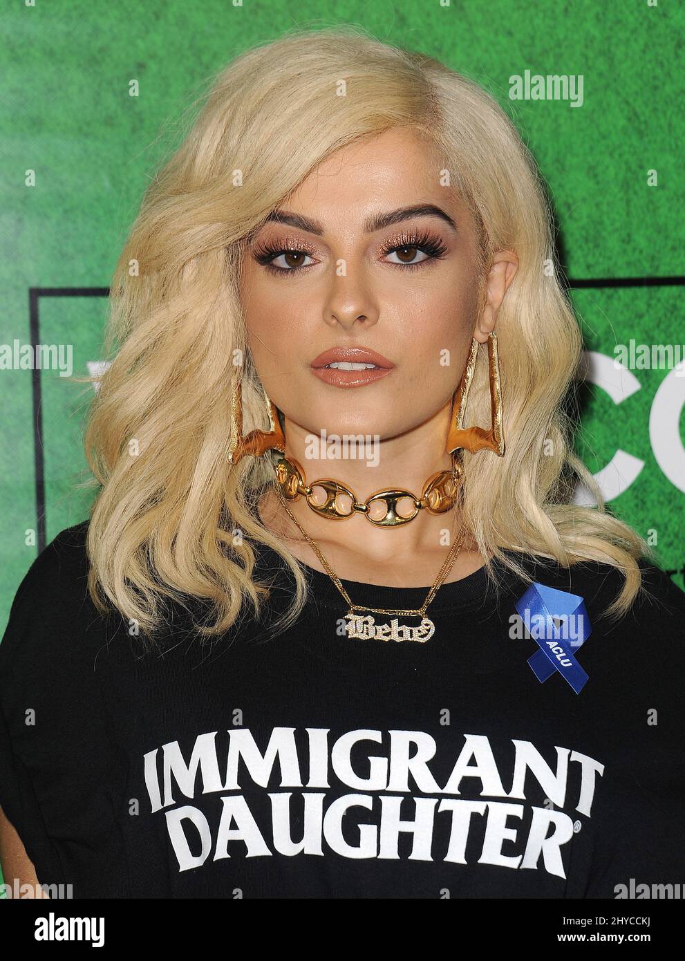 Bebe Rexha bei der Ankunft im Zedd präsentiert ACLU Benefizkonzert im Stapler Center Stockfoto