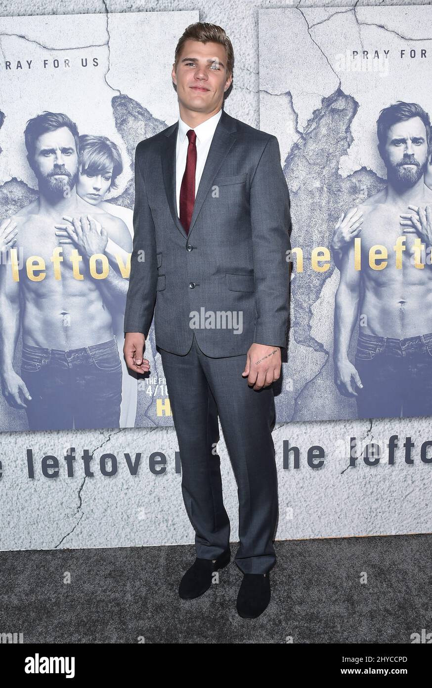 Chris Zylka bei der Premiere von „The Leftovers“ in der Saison 3 von HBO im Avalon. Stockfoto