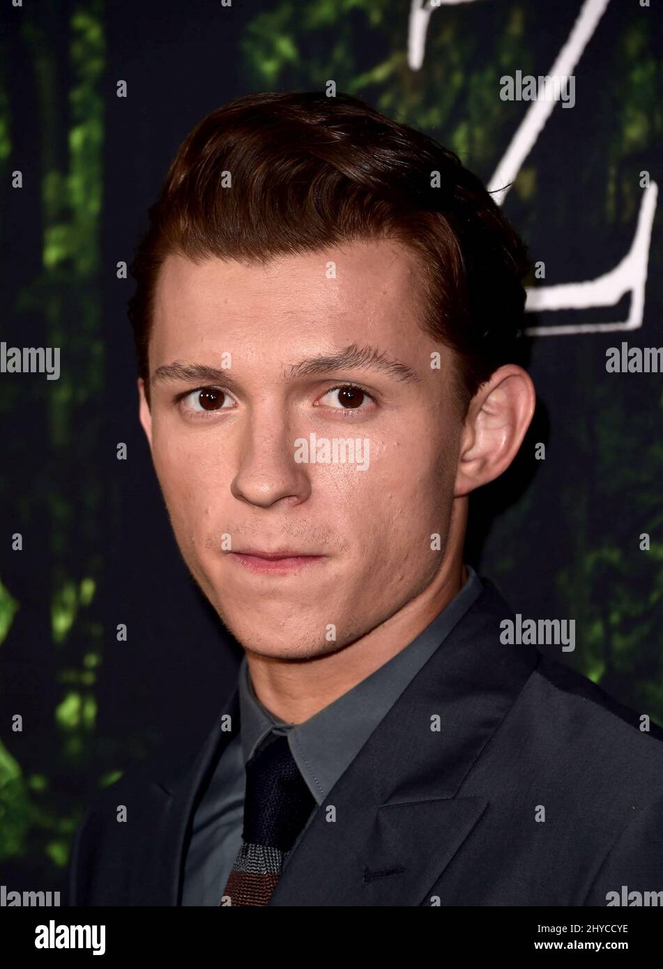 Tom Holland „The Lost City of Z“, Los Angeles, Premiere im ArcLight Cinemas Hollywood Stockfoto