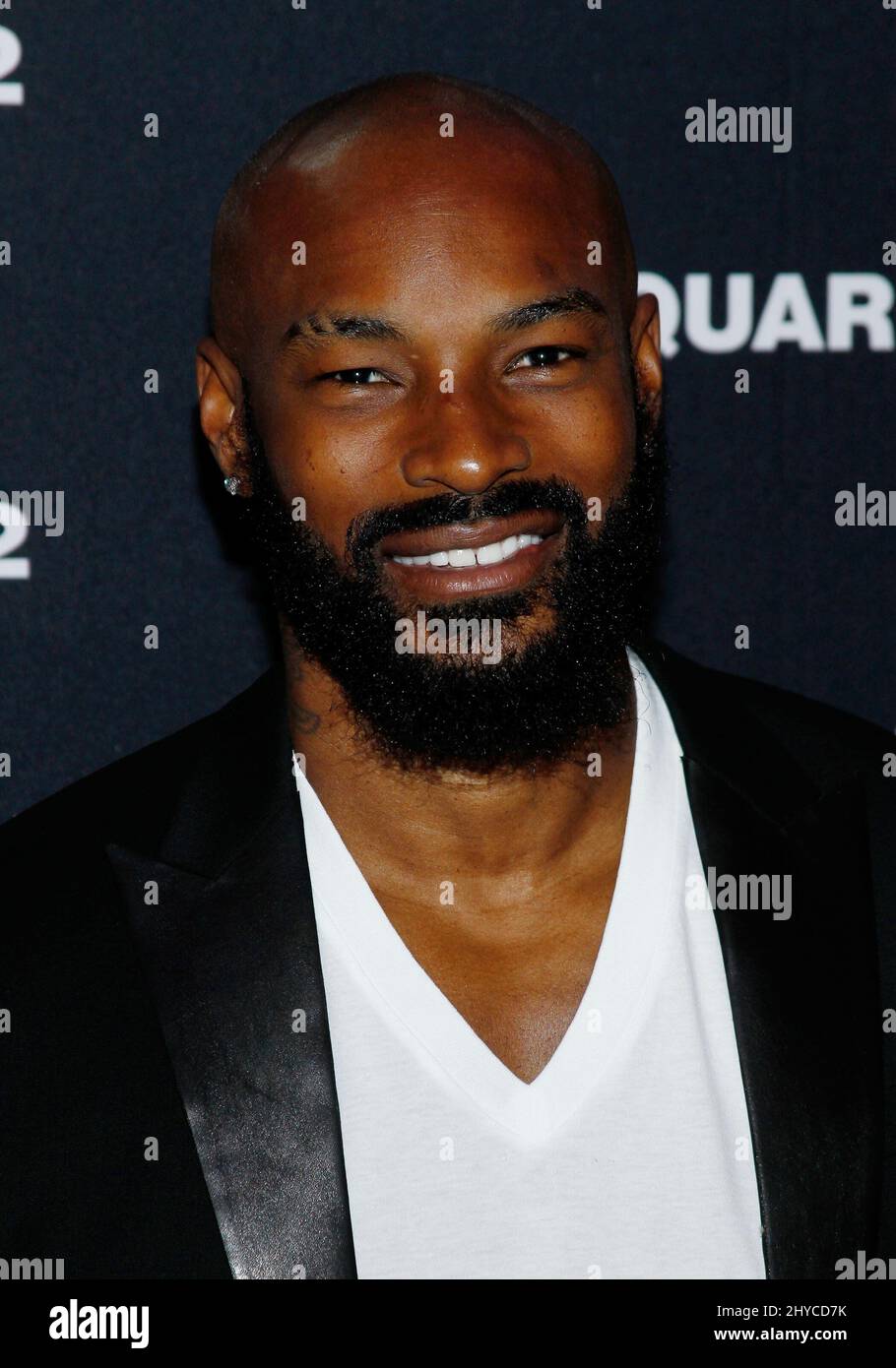 Tyson Beckford nimmt an der Grand Opening Party DSQUARED2 in den Shops at Crystals Teil Stockfoto