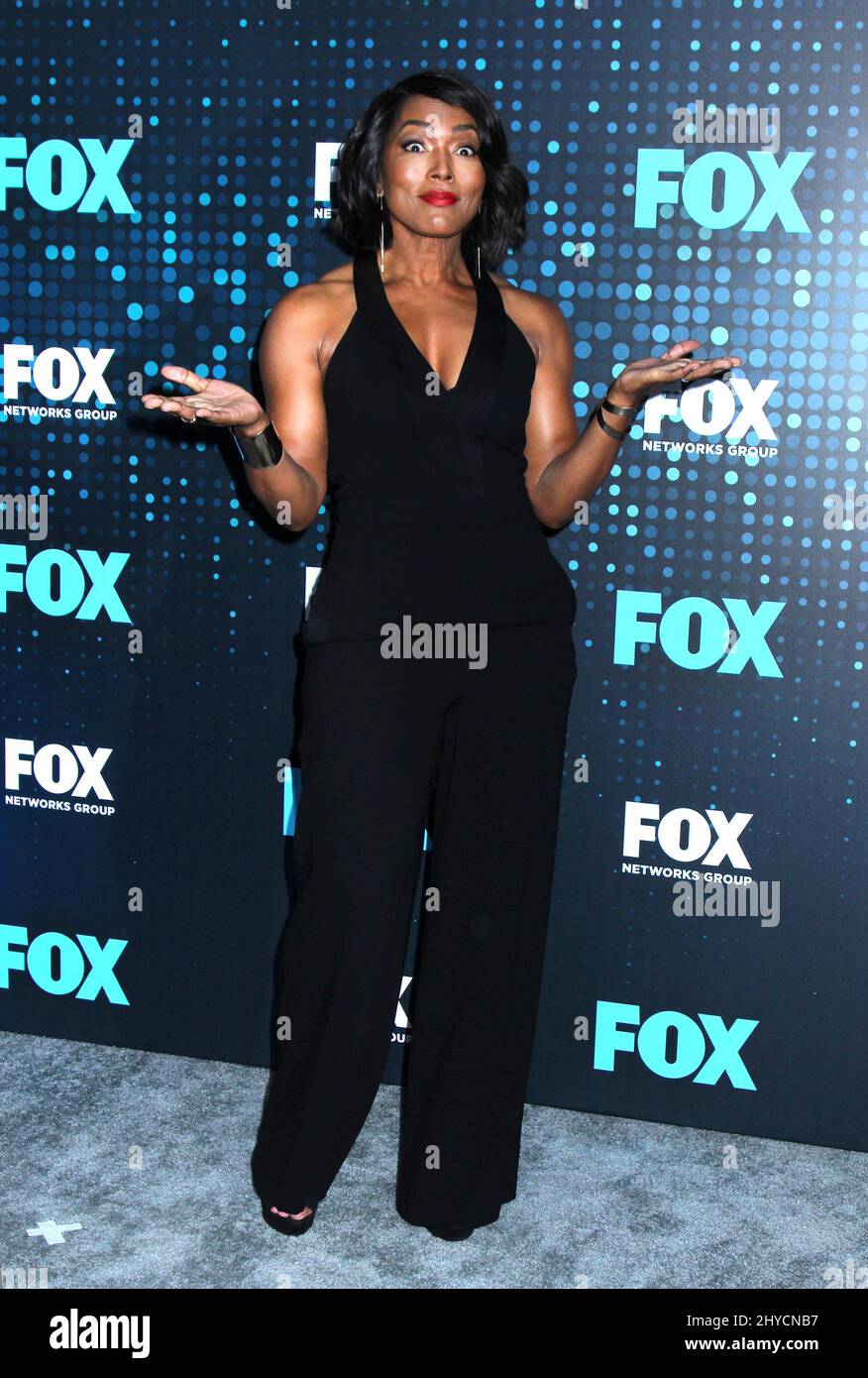 Angela Basset nimmt an der FOX Networks 2017 im Vorfeld Teil, die am 15. Mai 2017 in Wollman Rink im Central Park stattfand Stockfoto