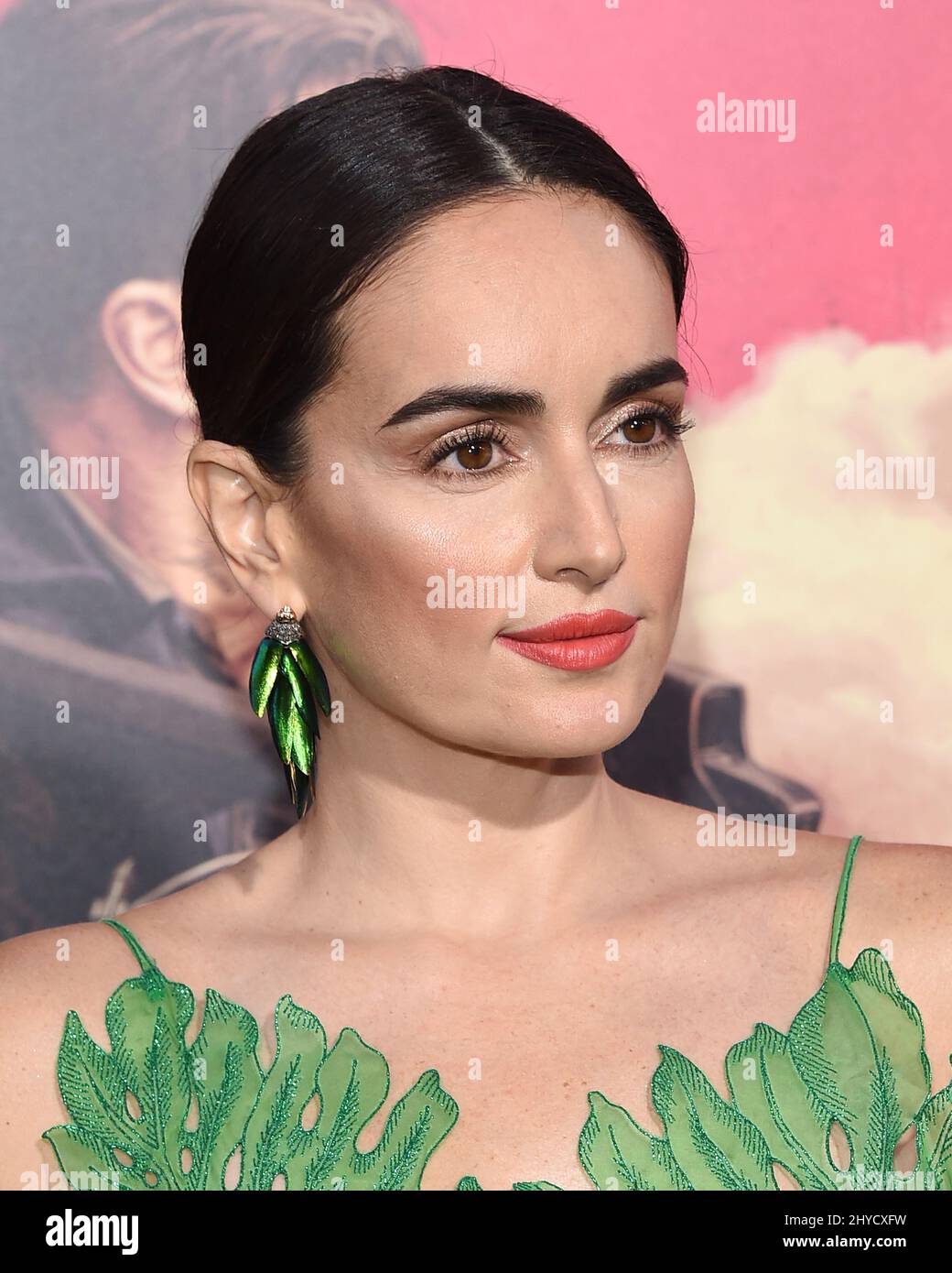 Ana de la Reguera bei der Premiere von „The Baby Driver“ im Ace Hotel Downtown in Los Angeles, USA Stockfoto