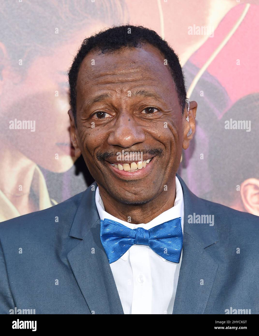 CJ Jones bei der Premiere von „The Baby Driver“ im Ace Hotel Downtown in Los Angeles, USA Stockfoto