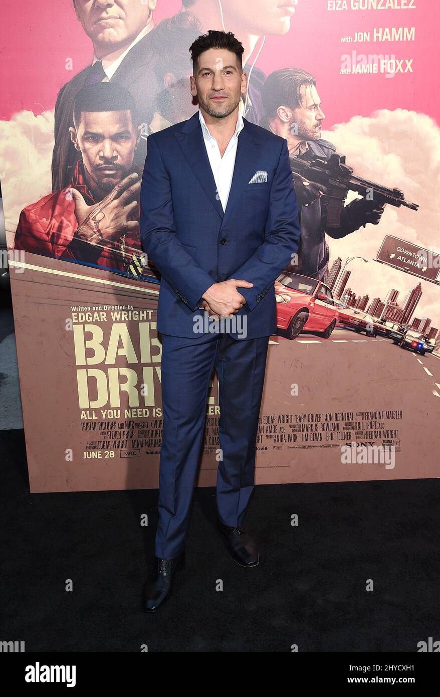 Jon Bernthal bei der Premiere von „The Baby Driver“ im Ace Hotel Downtown in Los Angeles, USA Stockfoto